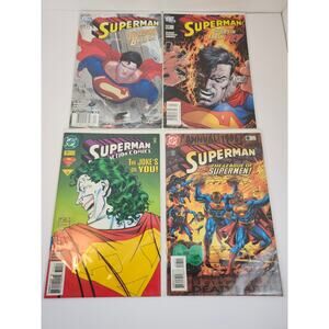 Superman DC Lot Of 4 Comics Action Speeding Bullet The Joke's On You